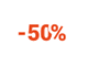50% kedvezmény