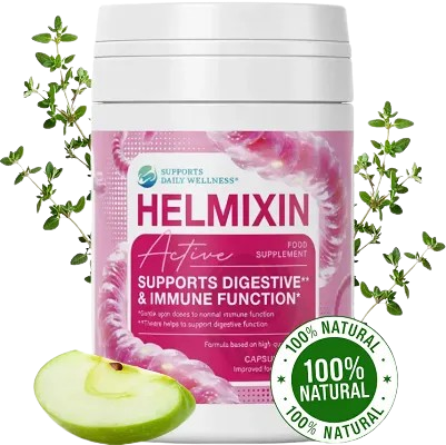 Helmixin - természetes féregtelenítő kapszula csomagolás
